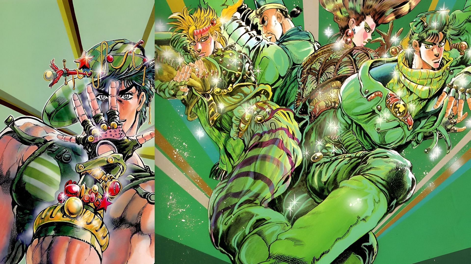 Hirohiko Araki's work Jojo's Bizarre Adventure (Image via Shueisha)